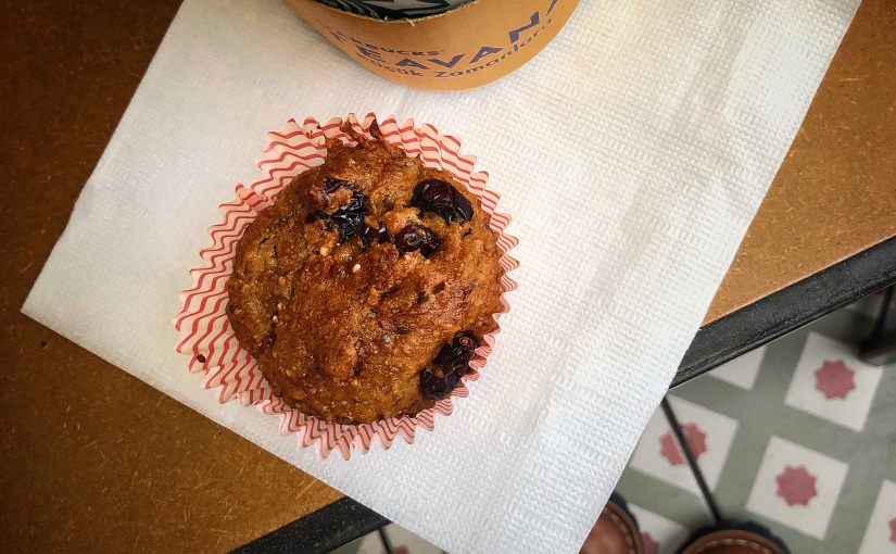 haftanın keyfi…kuru yaban mersinli muffinler
